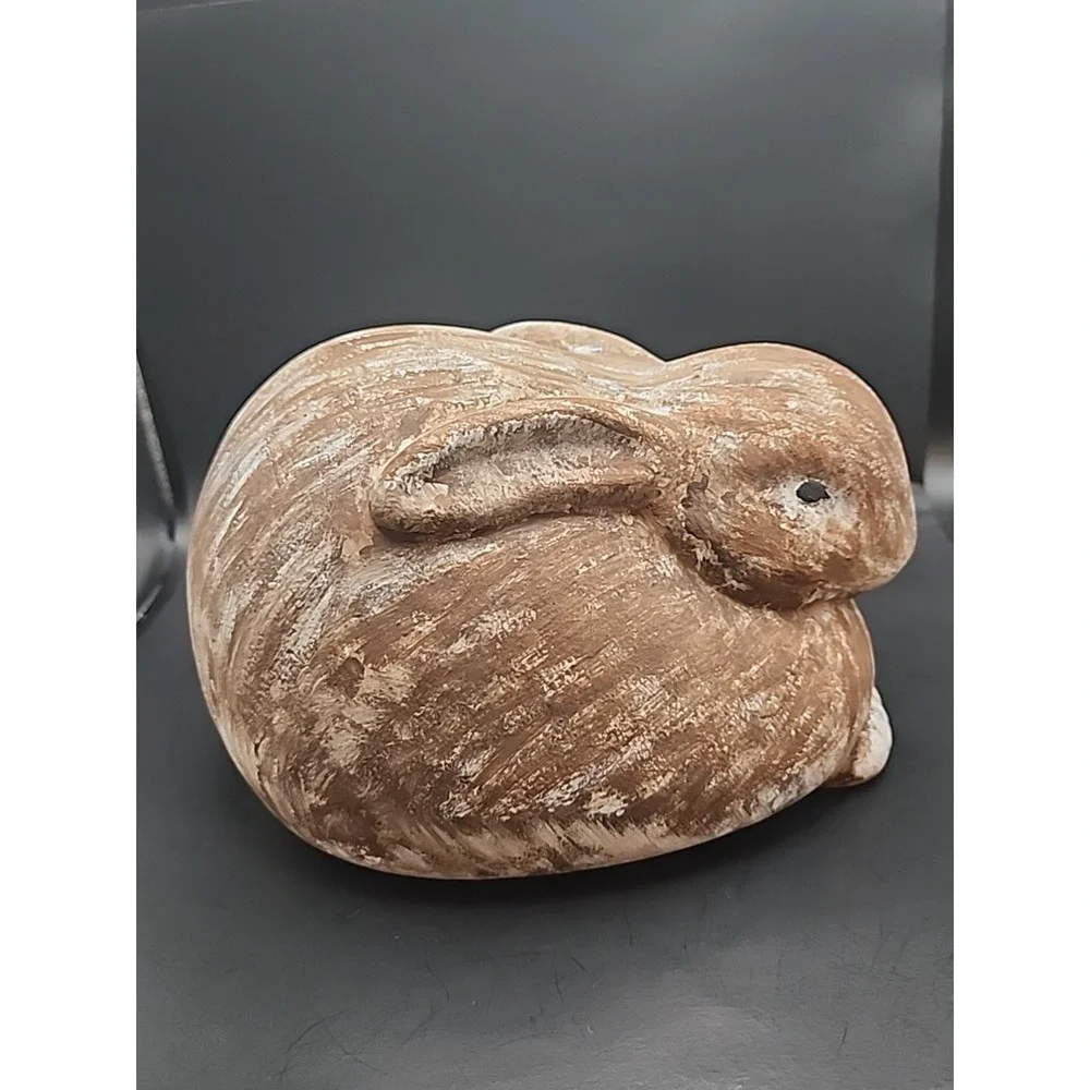 Pier 1 Chubby‎ Bunny Ceramic Rabit Figurine 8